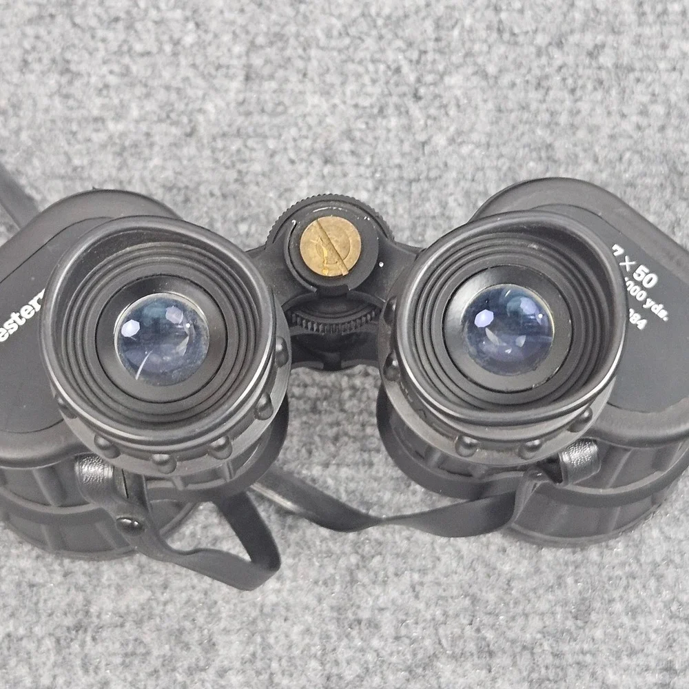 Western‎ Field Binoculars Unisex 7x50 Black Art No 35084 Japan Vintage Optics